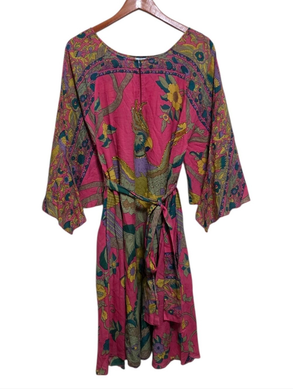 Anna Kosturova Cockatoo Print Coverup Size Large